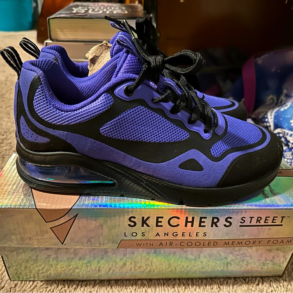 Skechers uno 2 street LA purple black
